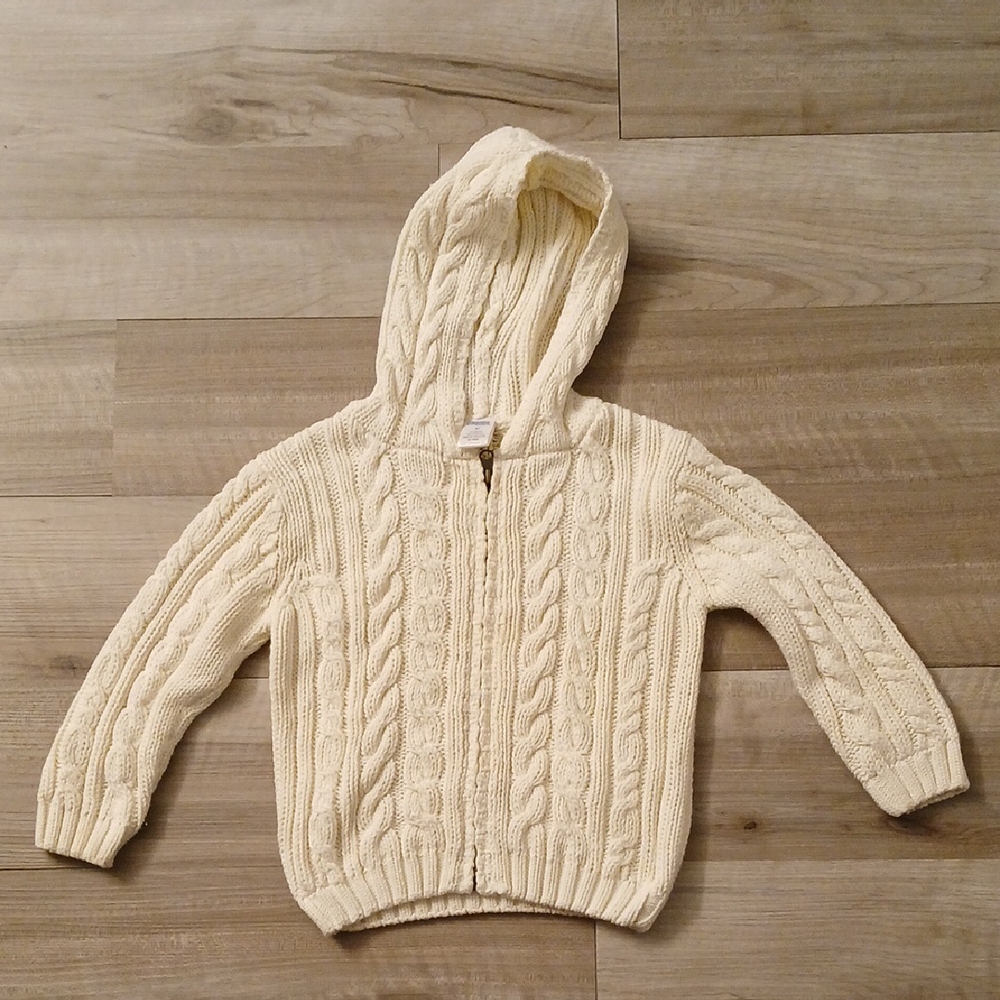 Gymboree Vintage 2007 Size 2T Cream Knit Sweater.  (B)